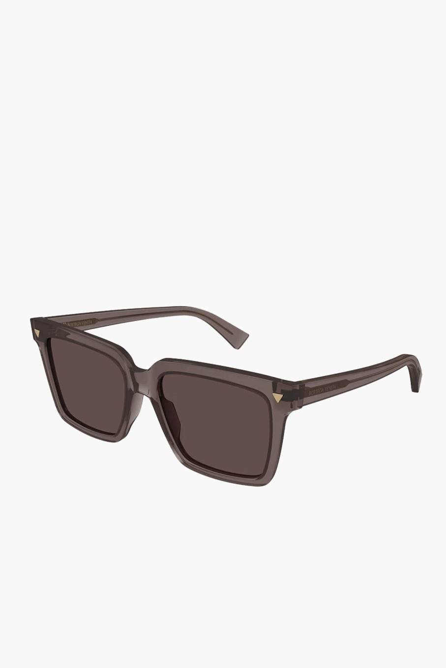 Accessories BOTTEGA VENETA | Soft Recycled Acetate Square Sunglasses Brown/Red