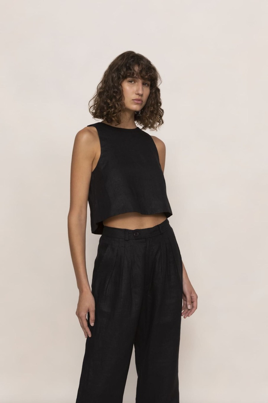 Clothing POSSE | Poppy Top Black