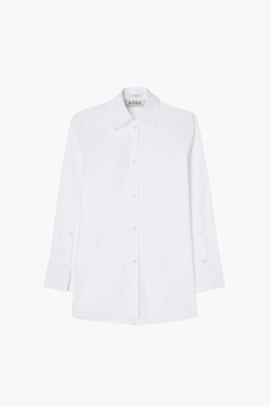 Clothing RÓHE | Back Slit Shirt White