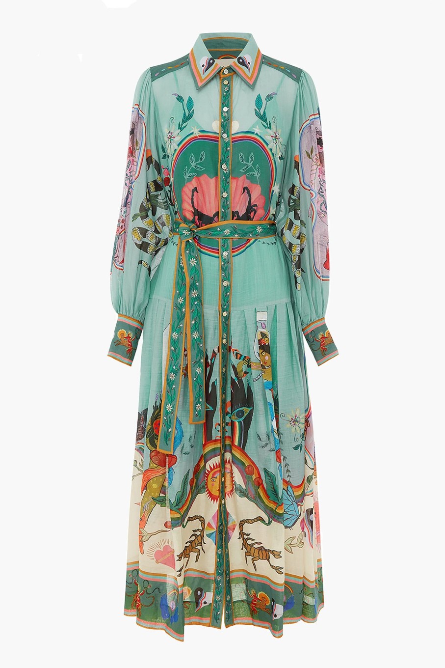 Clothing ALÉMAIS | Evergreen Shirtdress Multi