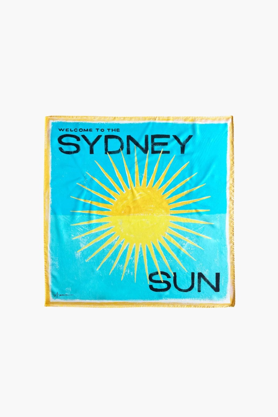 Clothing ATLAS | Silk Travel Scarf - Exclusive Sydney Sun