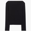 Clothing RÓHE | Ribbed Knit Top Noir