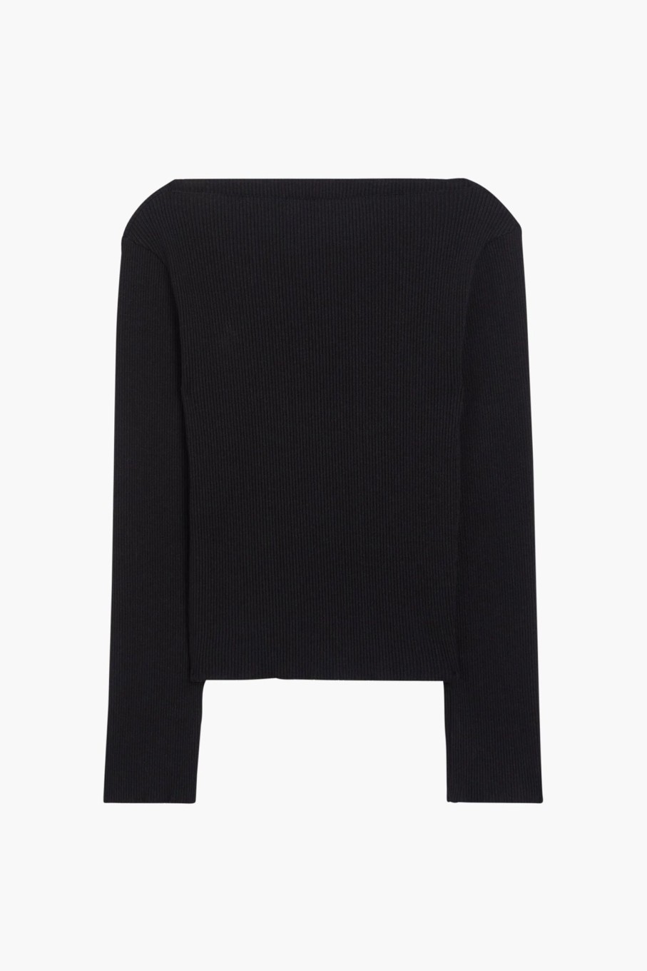 Clothing RÓHE | Ribbed Knit Top Noir