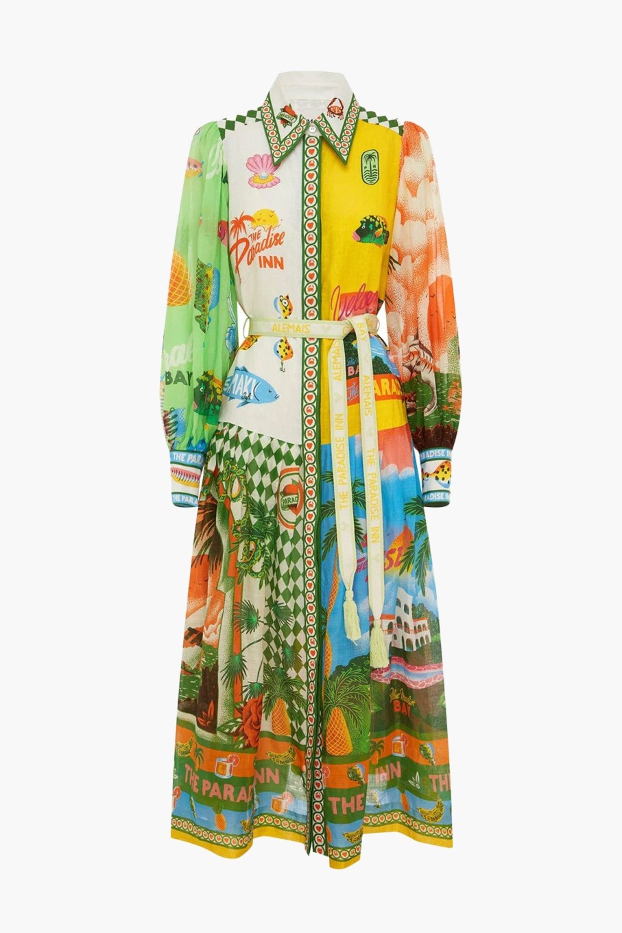 Clothing ALÉMAIS | Paradiso Shirtdress Multi