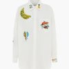 Clothing ALÉMAIS | Clam Embroidered Shirt Cream