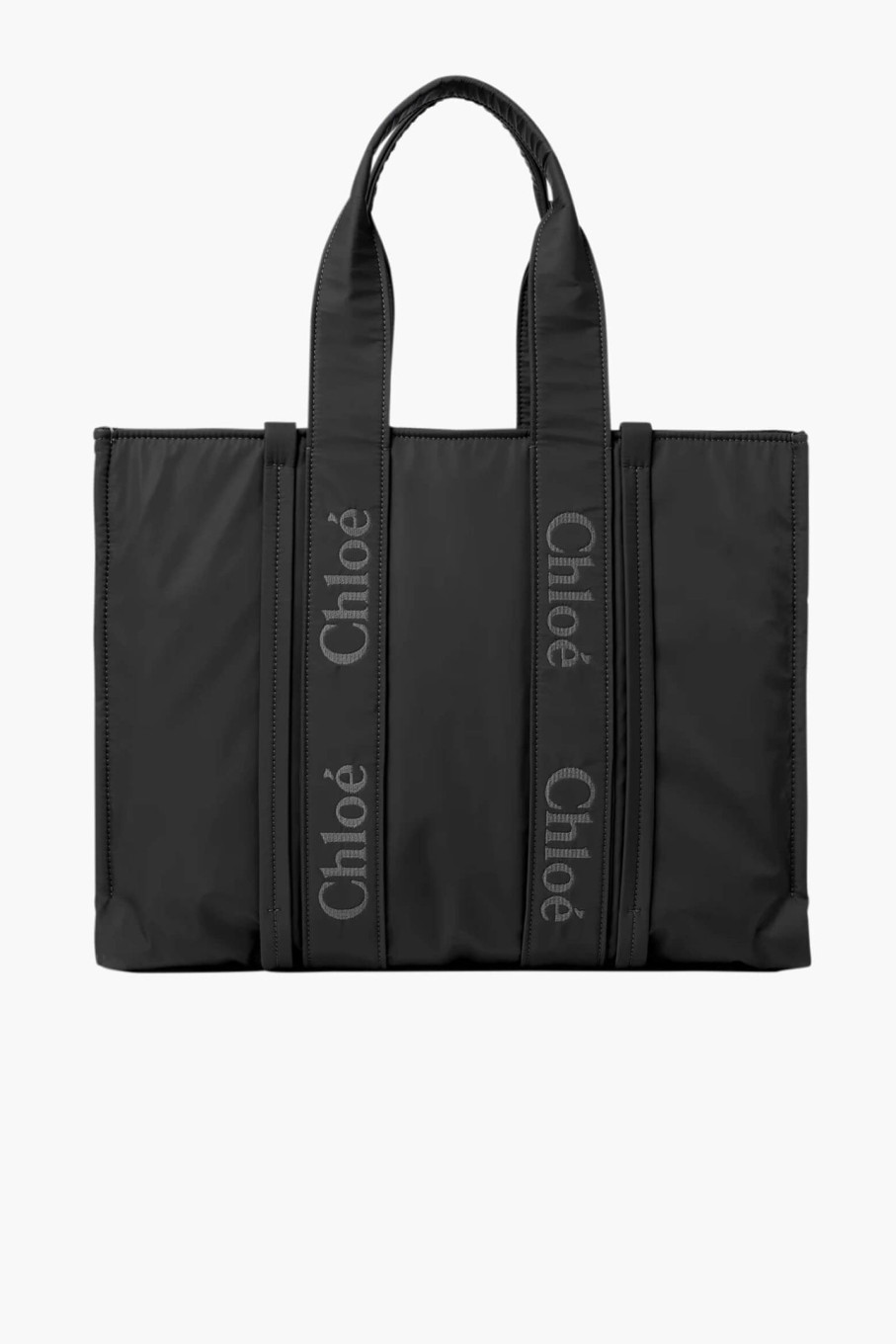 Bags Chloe | Woody Nylon Tote Black