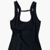 Clothing WYNN HAMLYN | Rib Strap Tank Black