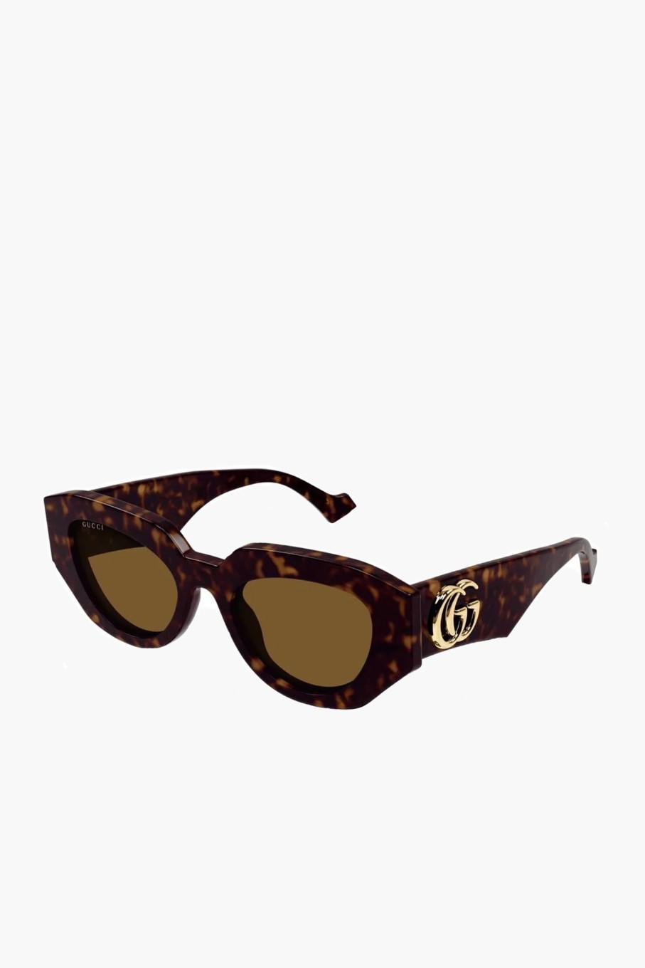 Accessories GUCCI | Geometric-Frame Sunglasses Tortoiseshell