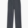 Clothing ANINE BING | Drew Pant Grey Pinstripe