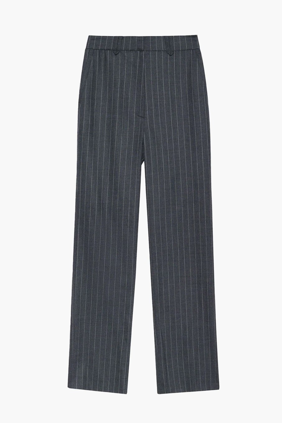 Clothing ANINE BING | Drew Pant Grey Pinstripe