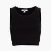 Clothing AGOLDE | Cropped Poppy Tank Black