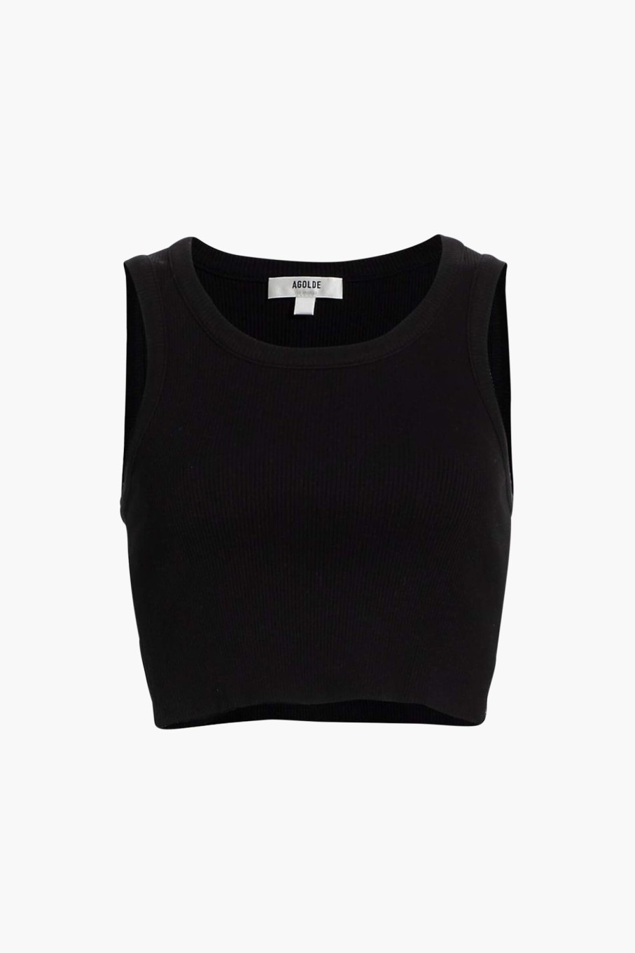 Clothing AGOLDE | Cropped Poppy Tank Black