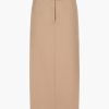 Clothing THE ATTICO | Midi Skirt Beige