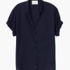 Clothing XÍRENA | Channing Shirt Deep Blue