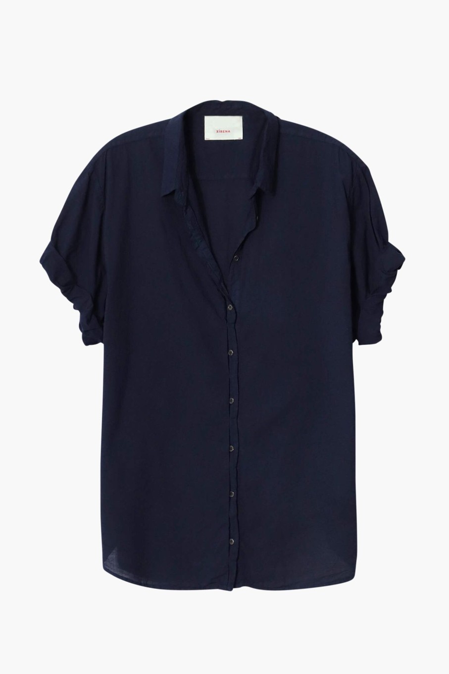 Clothing XÍRENA | Channing Shirt Deep Blue