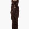 Clothing NORMA KAMALI | Diana Gown Metallic Chocolate