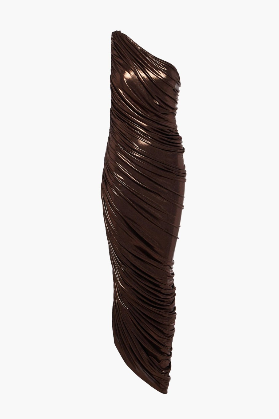 Clothing NORMA KAMALI | Diana Gown Metallic Chocolate