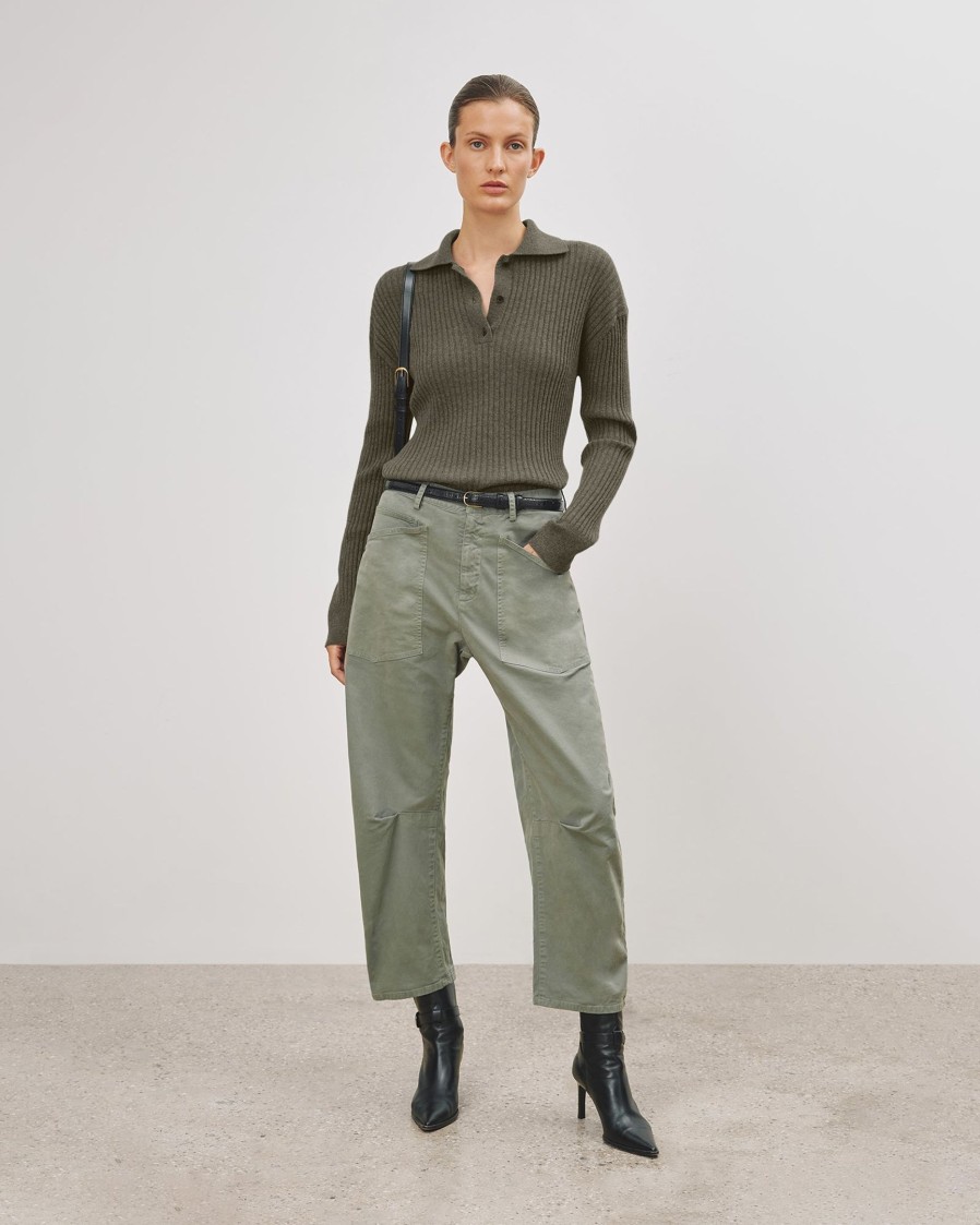 Clothing NILI LOTAN | Shon Pant Admiral Green