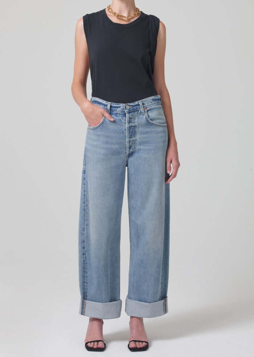 Clothing CITIZENS OF HUMANITY | Ayla Baggy Cuffed Crop Jean Skylights