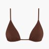 Clothing SIR | Jeanne String Triangle Top Chocolate