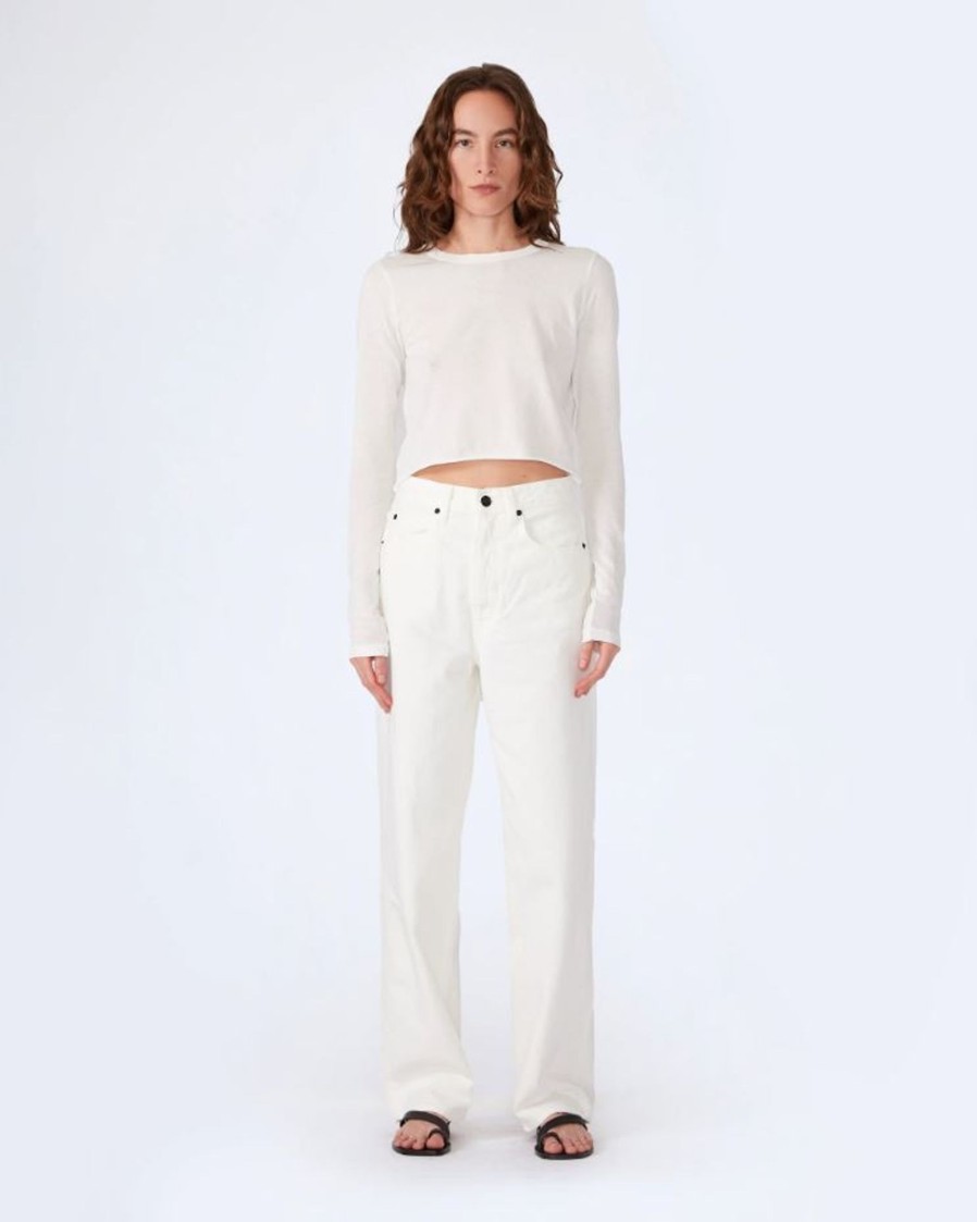 Clothing SLVRLAKE | Koko High Rise Relaxed Jean White