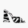 Shoes THE ATTICO | Devon Mule Zebra White/Black