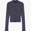 Clothing CITIZENS OF HUMANITY | Annatole Mock Neck Charcoal