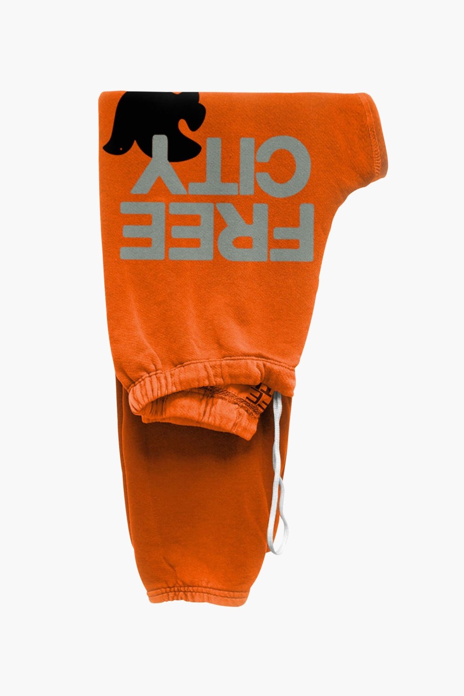 Clothing FREE CITY | Freecity Large Sweatpant Orange Machine