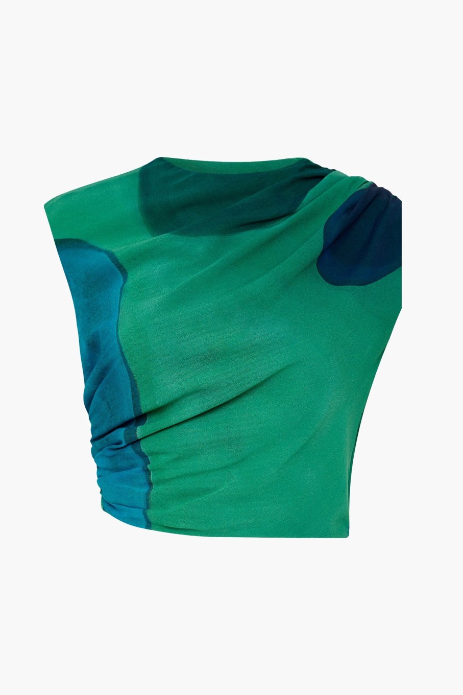 Clothing SIR | Frankie Gathered Top Emerald Reflection