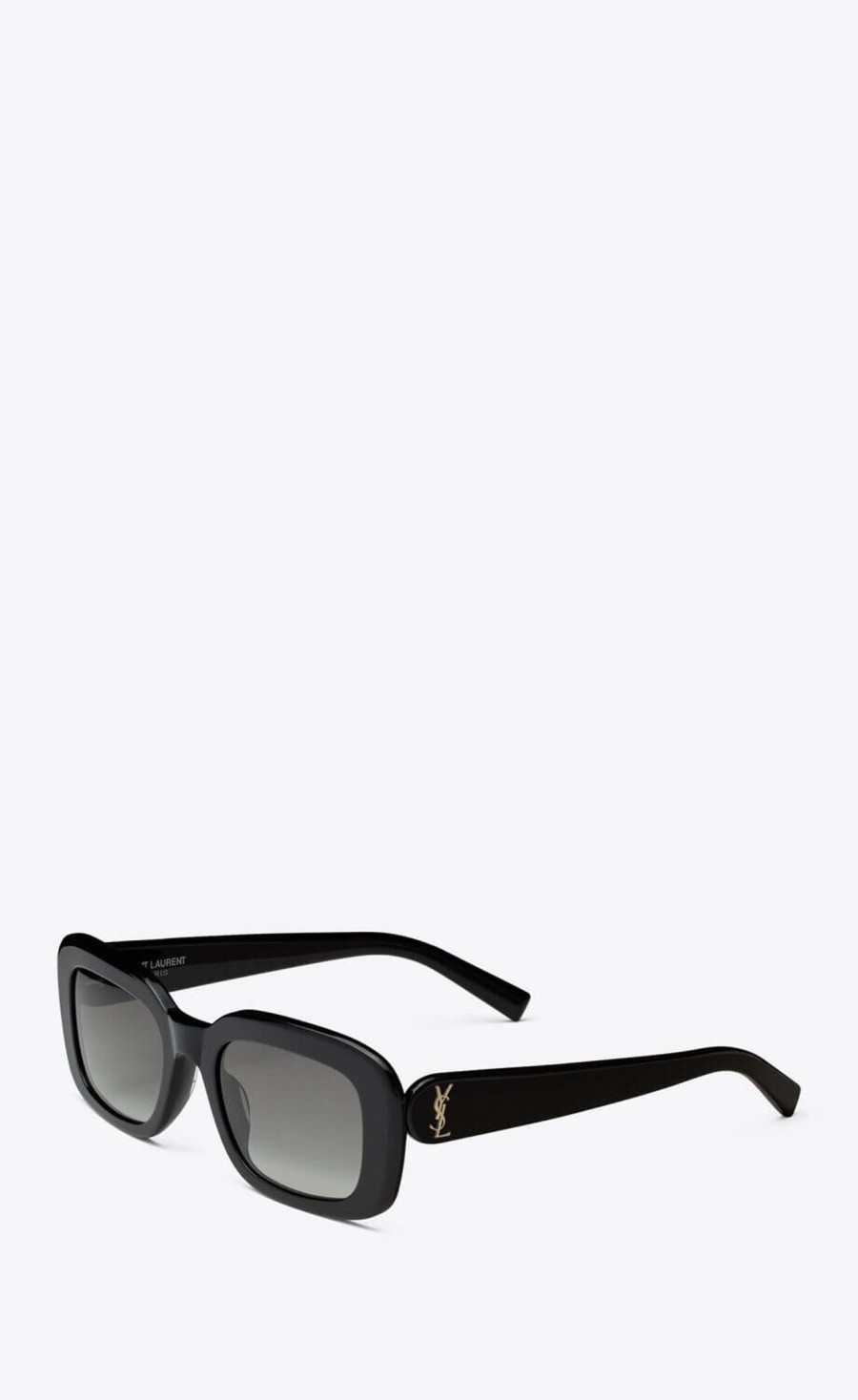 Accessories SAINT LAURENT | Pillowed Rectangular Sunglasses Black