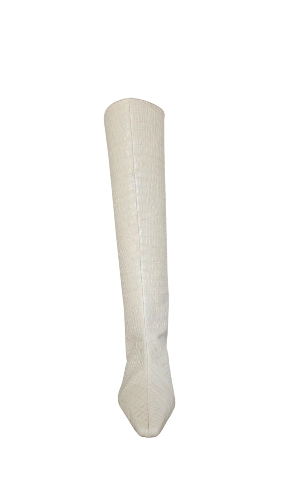 Shoes BARE BASE | Tall Boot Creme Croc