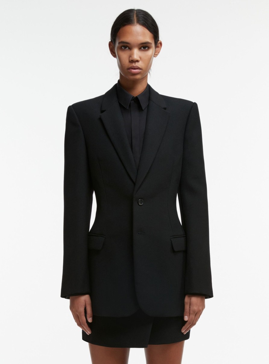 Clothing WARDROBE.NYC | Contour Blazer Black