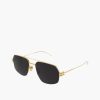 Accessories BOTTEGA VENETA | Aviator Frame Sunglasses Gold