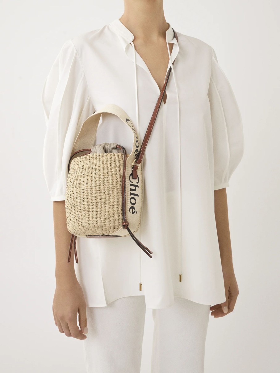 Bags CHLOE | Woody Small Basket White