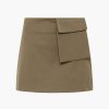 Clothing ST. AGNI | Utilitarian Pocket Mini Skirt Kelp