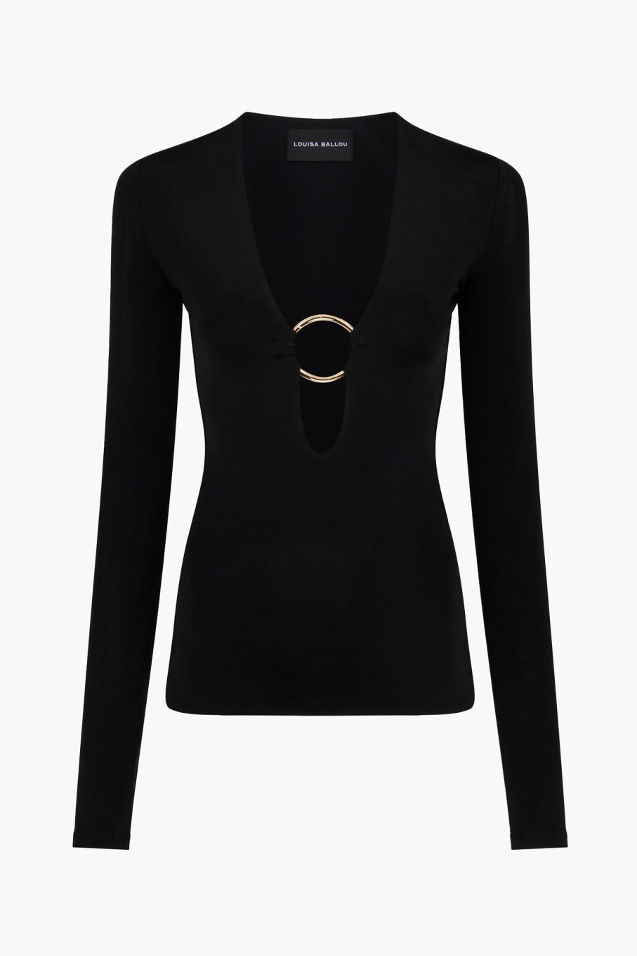 Clothing LOUISA BALLOU | Helios Top Black