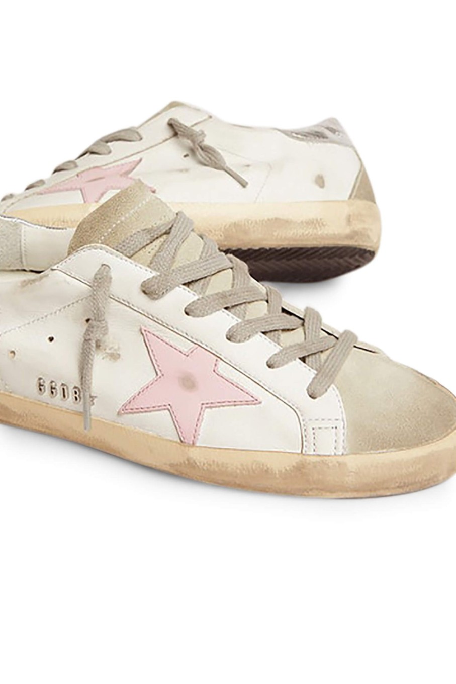 Shoes Golden Goose | Superstar Sneakers White/Ice/Orchid Pink/Silver