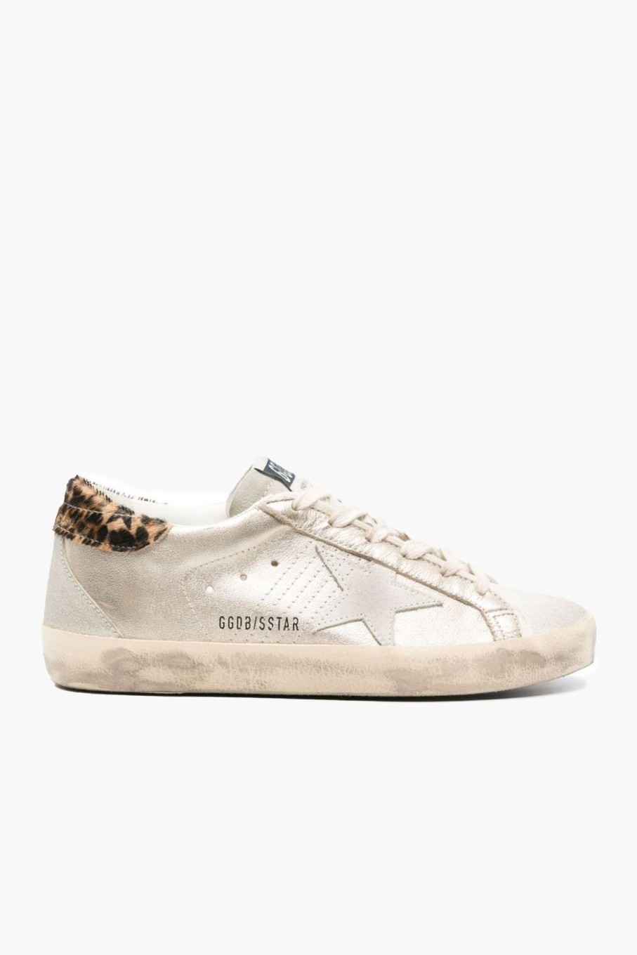 Shoes GOLDEN GOOSE | Superstar Sneaker Platinum/Ice/Beige Brown Leo