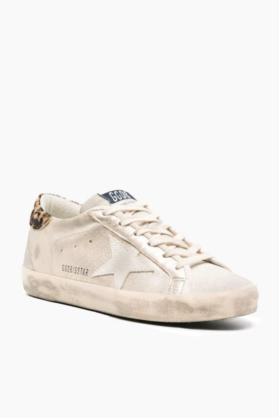 Shoes GOLDEN GOOSE | Superstar Sneaker Platinum/Ice/Beige Brown Leo