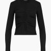 Clothing CHRISTOPHER ESBER | Open Twist Long Sleeve Top Black