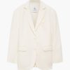 Clothing ANINE BING | Quinn Blazer Cashmere Blend White