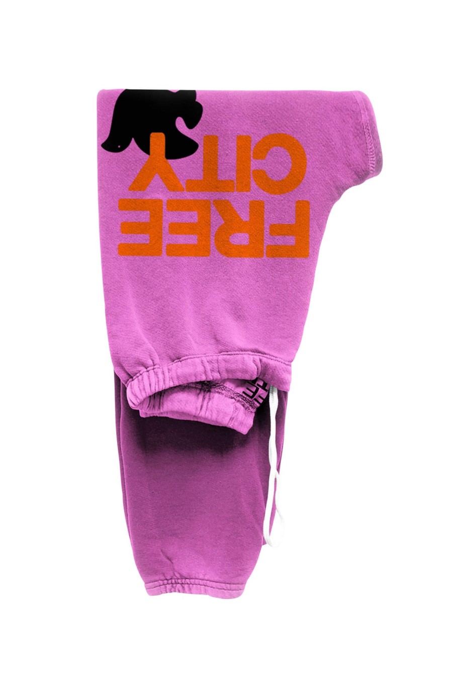 Clothing FREE CITY | Freecity Large Sweatpant Pink Plant