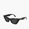 Accessories BOTTEGA VENETA | Angle Cat Eye Sunglasses Black