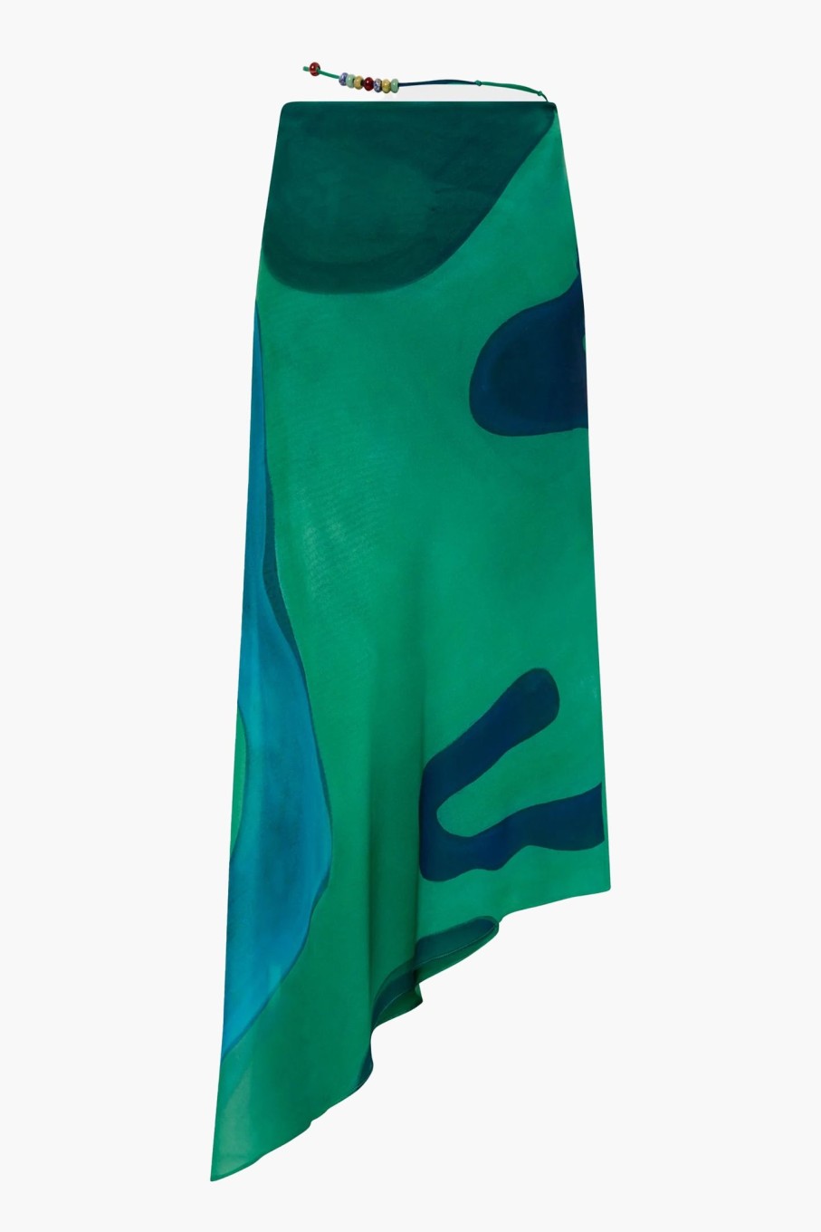 Clothing SIR | Frankie Bias Skirt Emerald Reflection