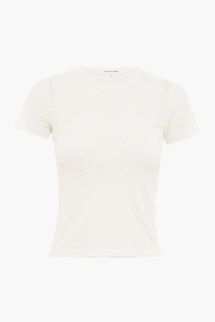 Clothing SLVRLAKE | Baby Tee Natural White