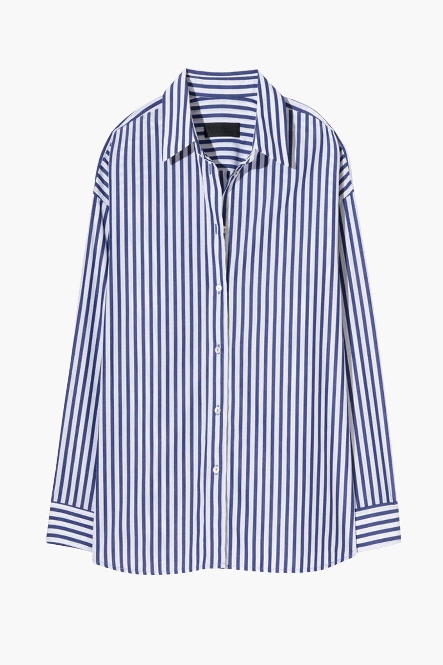 Clothing NILI LOTAN | Mael Oversized Shirt Navy/White Stripe