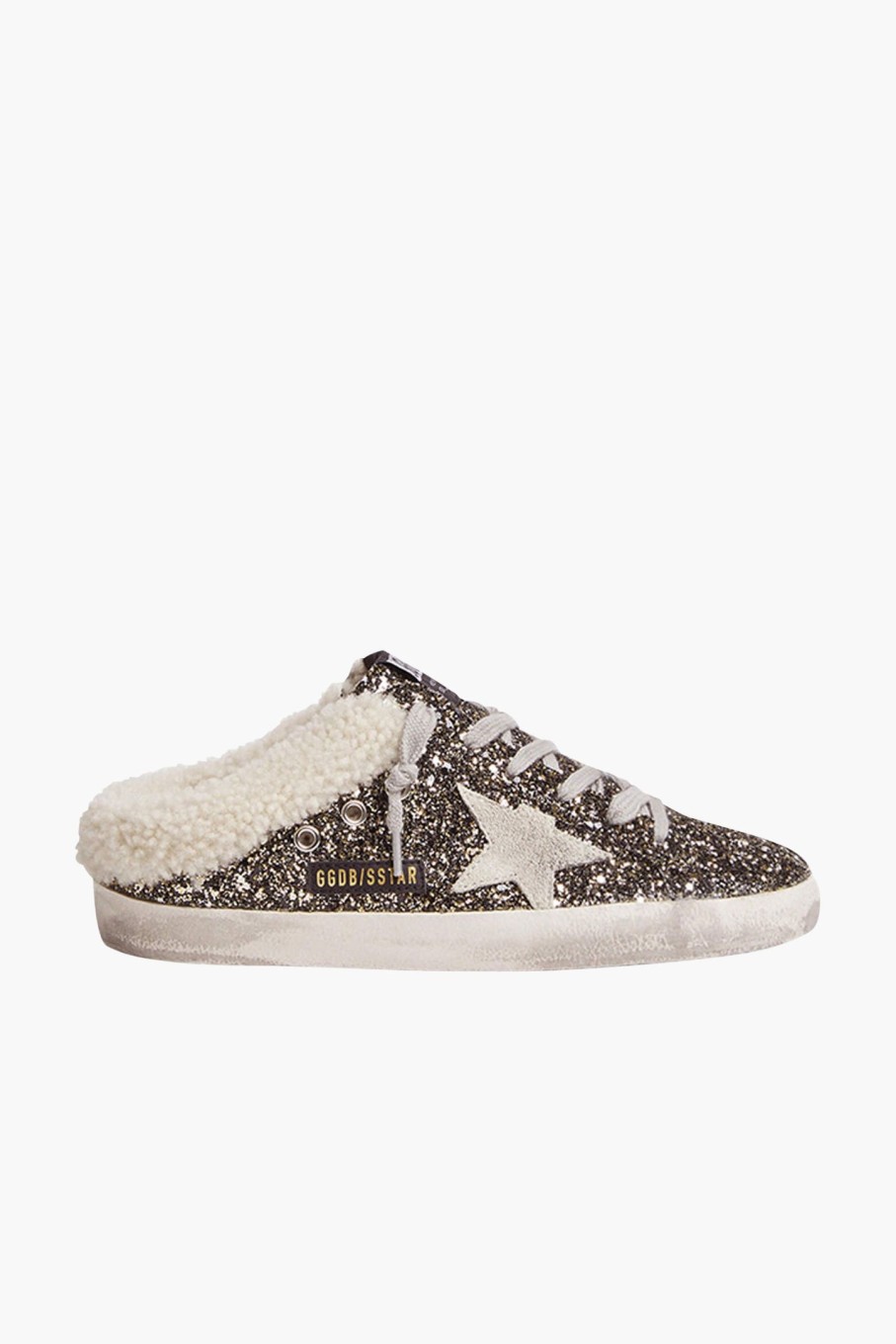 Shoes GOLDEN GOOSE | Superstar Sabot Glitter Sneakers Black Gold/Beige/Ice