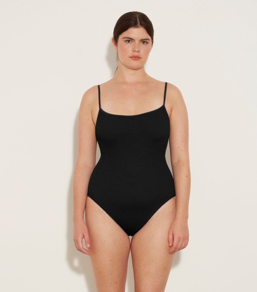 Clothing HUNZA G | Pamela Swim Black