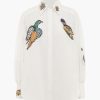 Clothing ALÉMAIS | Rowena Beaded Shirt Ivory