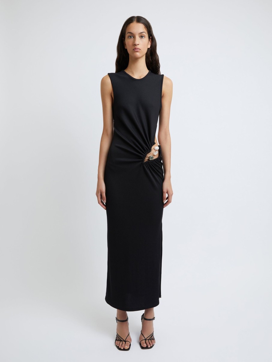 Clothing CHRISTOPHER ESBER | Folia Float Buckle Tank Dress Black